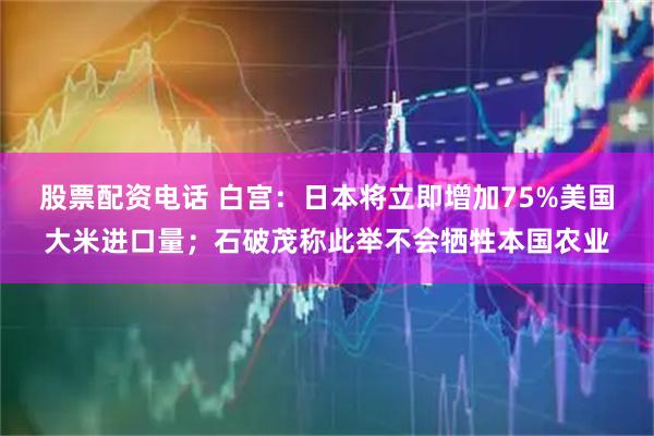 股票配资电话 白宫：日本将立即增加75%美国大米进口量；石破茂称此举不会牺牲本国农业