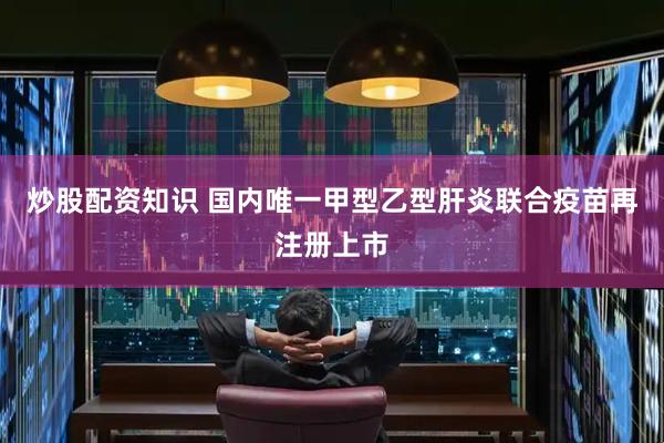 炒股配资知识 国内唯一甲型乙型肝炎联合疫苗再注册上市